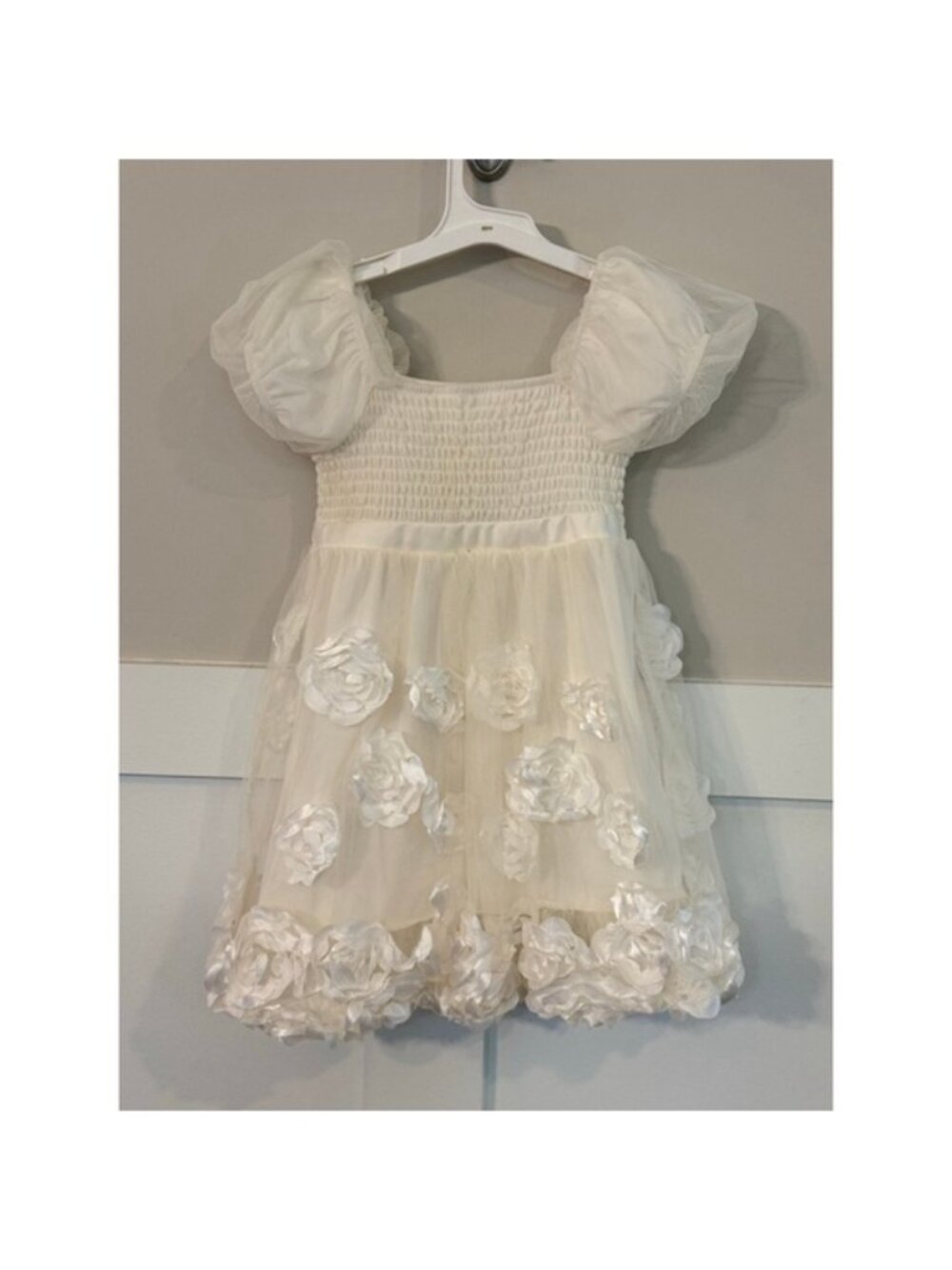 Girls Nannette & Co. Ivory Formal Dress 3T
